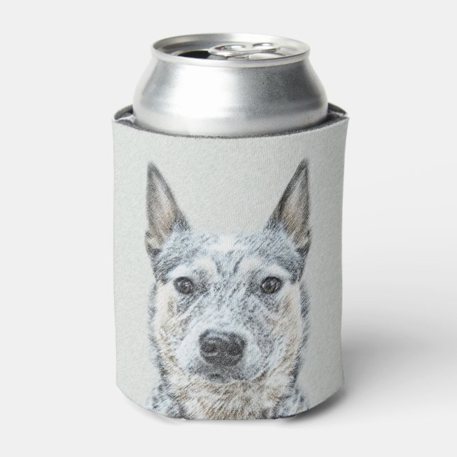 Rafraîchisseur Pour Canette Chien de bétail australien - Cute Original Dog Art (Can devant)