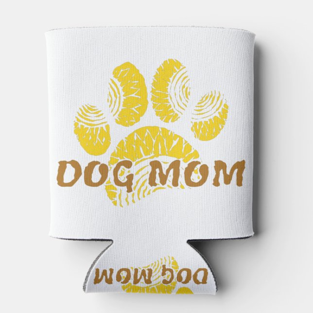 Rafraîchisseur Pour Canette Chien Maman Paw Tournesol Dessin (Dos)