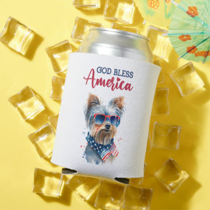 Rafraîchisseur Pour Canette Chien patriote-Yorkshire-terrier