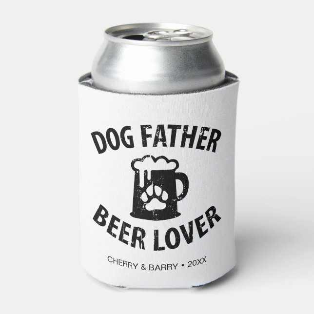 Rafraîchisseur Pour Canette Chien Père Bière Amant Drôle Amant Chien Amant (Can devant)