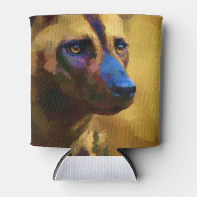 Rafraîchisseur Pour Canette Chien sauvage africain (Devant)