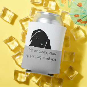 Rafraîchisseur Pour Canette Chien sournois ne buvant pas seul peut refroidir