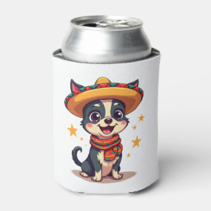Rafraîchisseur Pour Canette Chihuahua Mexique Cinco de Mayo Drôle Chien Copie
