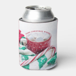 Rafraîchisseur Pour Canette Chocolat chaud et Sucre de canne Noël