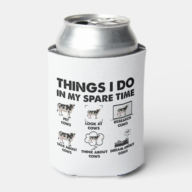 Rafraîchisseur Pour Canette Choses que je fais pendant mon temps libre Farmer  (Can devant)