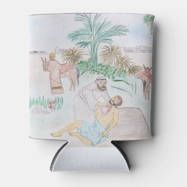 Rafraîchisseur Pour Canette Christian Artwork Le bon samaritain (Devant)
