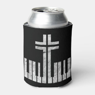 Rafraîchisseur Pour Canette Christian Piano Cross Keyboard Pianist God Jesus M