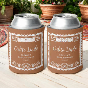 Rafraîchisseur Pour Canette Cielito Lindo Talavera Baby shower mexicain Faveur