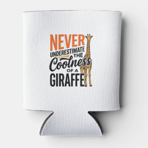 Rafraîchisseur Pour Canette Citation de girafe drôle design vintage vecteur T-