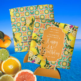 Rafraîchisseur Pour Canette Citron Méditerranée 60ème Orange