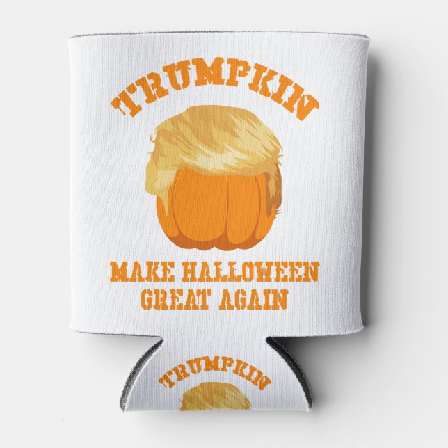 Rafraîchisseur Pour Canette Citrouille Trumpkin - Rendre Halloween grand à nou (Devant)