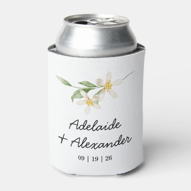 Rafraîchisseur Pour Canette Citrus méditerranéen Mariage (Can devant)