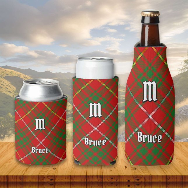Rafraîchisseur Pour Canette Clan Bruce Tartan (Créateur téléchargé)