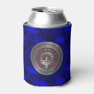 Rafraîchisseur Pour Canette Clan Crawford Crest & Tartan Knot