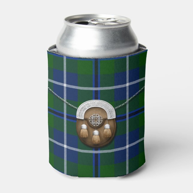 Rafraîchisseur Pour Canette Clan Douglas Tartan Et Sporran (Can devant)