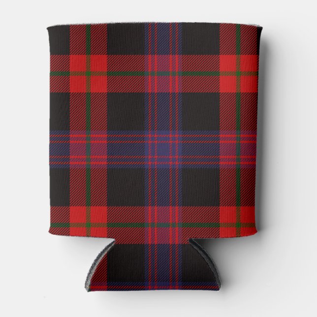 Rafraîchisseur Pour Canette Clan écossais Brown Tartan Plaid (Devant)