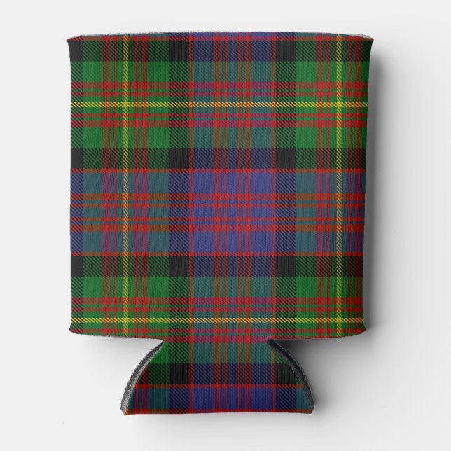 Rafraîchisseur Pour Canette Clan écossais Carnegie Tartan Plaid (Devant)