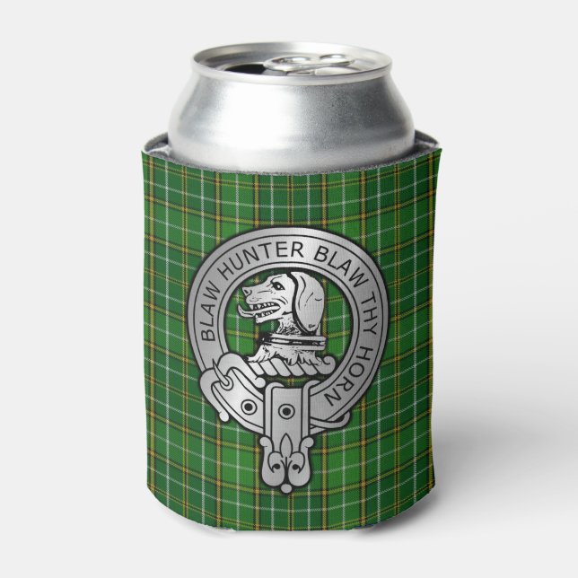 Rafraîchisseur Pour Canette Clan Forrester / Foster Crest & Hunter Tartan (Can devant)