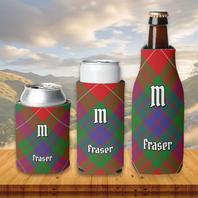 Rafraîchisseur Pour Canette Clan Fraser Tartan Can Cooler (Créateur téléchargé)