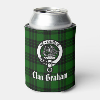 Rafraîchisseur Pour Canette Clan Graham Crest Badge et Tartan