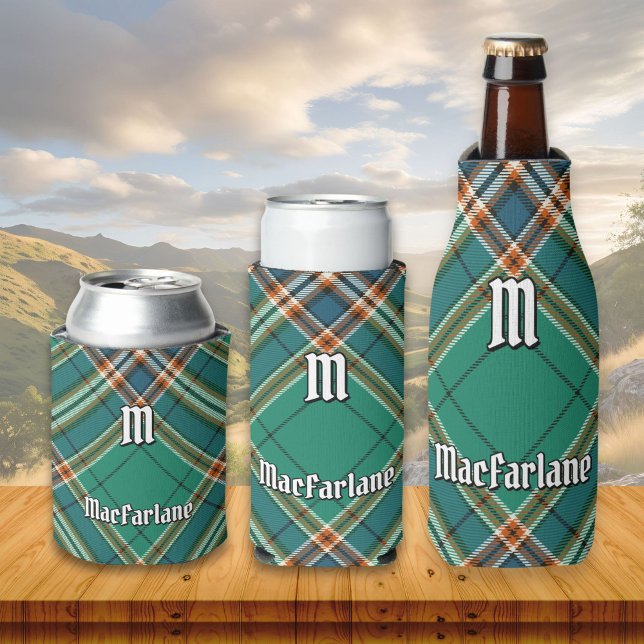Rafraîchisseur Pour Canette Clan MacFarlane Tartan de chasse antique (Créateur téléchargé)