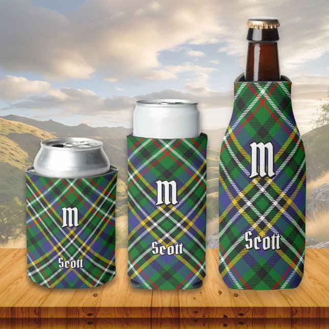 Rafraîchisseur Pour Canette Clan Scott Green Tartan Can Cooler (Créateur téléchargé)