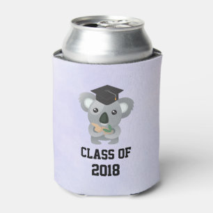 Rafraîchisseur Pour Canette Classe de l'ours Koala dans une casquette de gradu