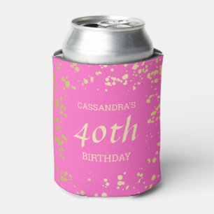 Rafraîchisseur Pour Canette Classy Egypt Gold arrose Anniversaire rose