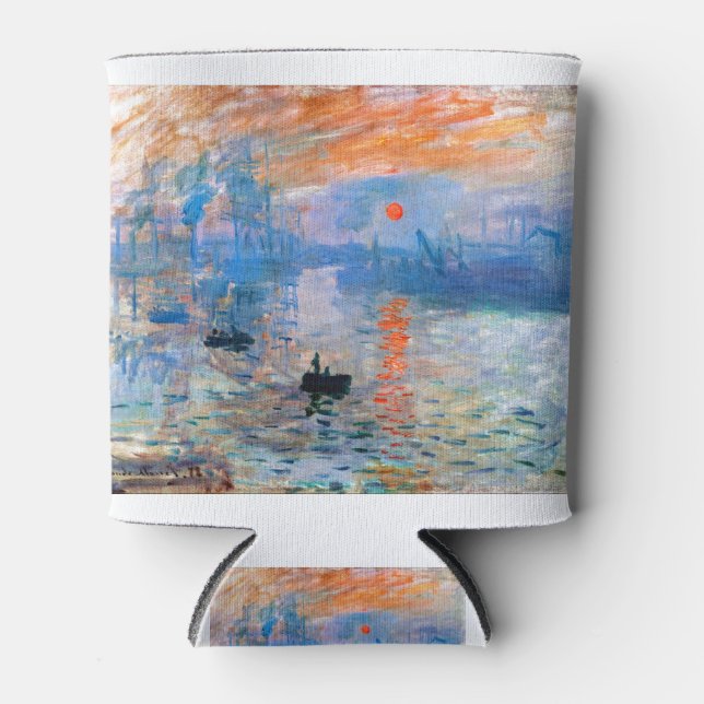 Rafraîchisseur Pour Canette Claude Monet Impression, Sunrise (1872) (Devant)