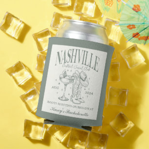 Rafraîchisseur Pour Canette Cocktail sur mesure Nashville Bachelorette Rodeo