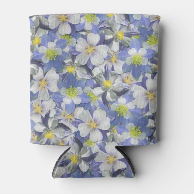 Rafraîchisseur Pour Canette Columbines Motif sans couture (Devant)