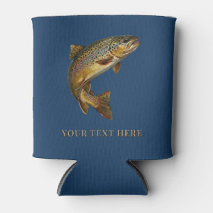 Rafraîchisseur Pour Canette Concepte de pêche personnalisé pour amateur de tru