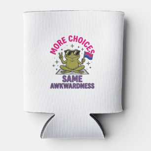 Rafraîchisseur Pour Canette Conception de chemise de fierté de grenouille bi d