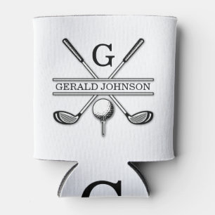 Rafraîchisseur Pour Canette Conception de Monogramme de Golf customisé