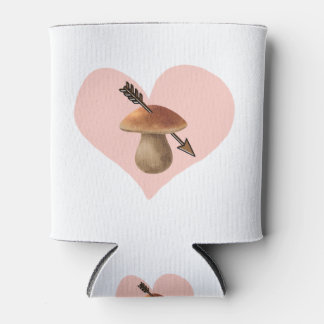 Rafraîchisseur Pour Canette Conception du coeur du champignon Imprimer
