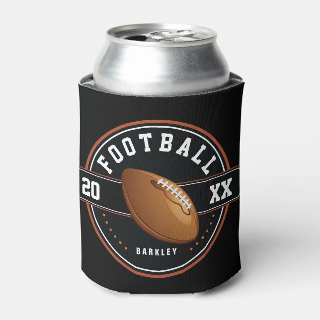Rafraîchisseur Pour Canette Conception personnalisée du football (Can devant)