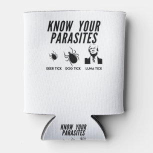 Rafraîchisseur Pour Canette Connaissez vos parasites - T-shirt anti-Trump - Un