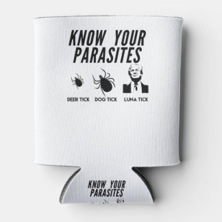 Rafraîchisseur Pour Canette Connaissez vos parasites - T-shirt anti Trump - Un