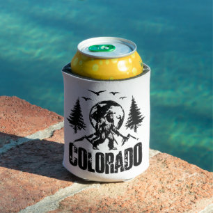 Rafraîchisseur Pour Canette Cool Colorado Day Bigfoot Randonnée Vintage