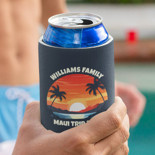 Rafraîchisseur Pour Canette Cool de voyage sur mesure Sunrise Palm Trees