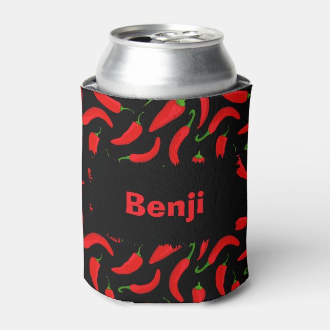 Rafraîchisseur Pour Canette Cool Graphic Print Red Chili poivre (Can devant)