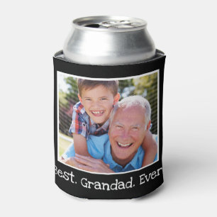 Rafraîchisseur Pour Canette Cool Meilleur Grand-Père Jamais Photo Personnalisé