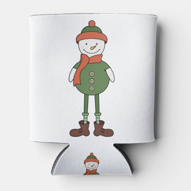 Rafraîchisseur Pour Canette Cool Snowman (Devant)