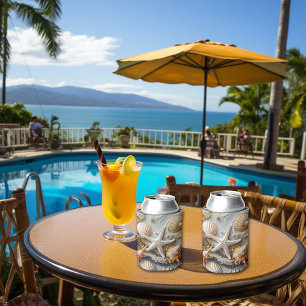 Rafraîchisseur Pour Canette Coquillages Perles de résineux Algues