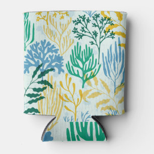 Rafraîchisseur Pour Canette Corail Reef, Algues Motif sans mer.