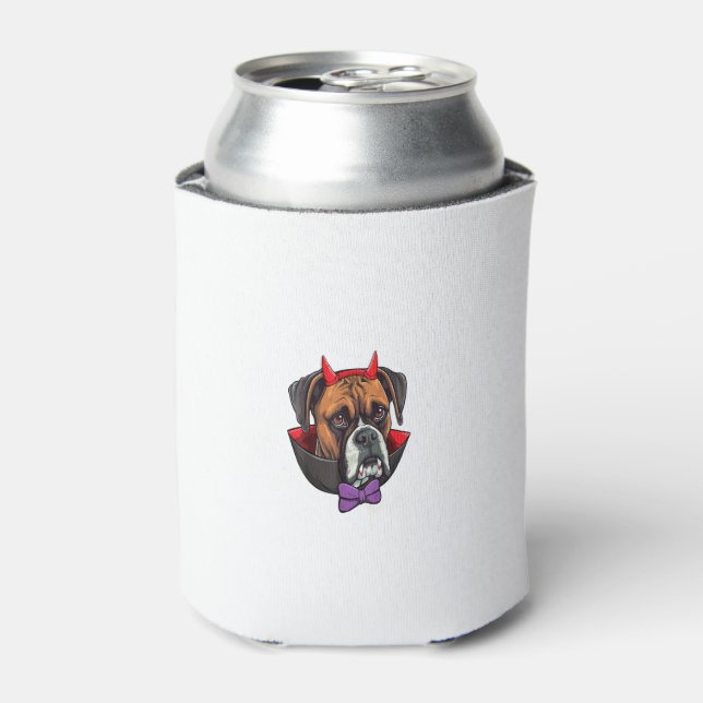 Rafraîchisseur Pour Canette Costume d'Halloween Chien Boxer Vampire (Can devant)
