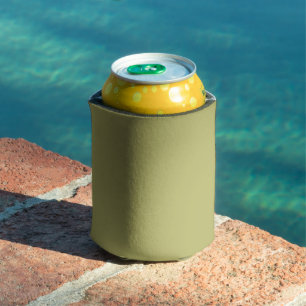 Rafraîchisseur Pour Canette Couleur solide vert olive