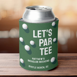 Rafraîchisseur Pour Canette Coutume Bachelor Party Golfing Trip Par Tee