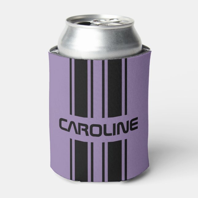 Rafraîchisseur Pour Canette Coutume Violet violet noir course automobile Sport (Can devant)