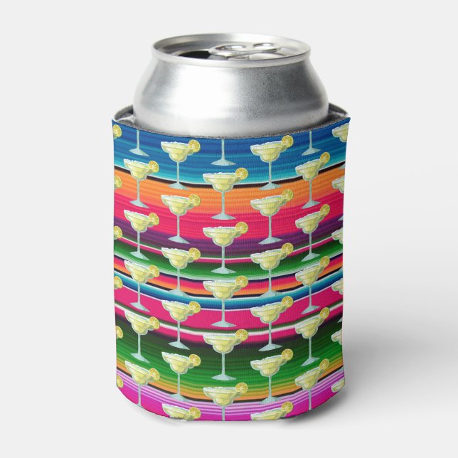 Rafraîchisseur Pour Canette Couverture mexicaine Fiesta Margarita Can Cooler (Can devant)
